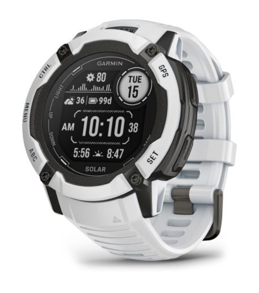 Умные часы Garmin Instinct 2X Solar, 1.0' MIP, 5G, Bluetooth, IPX7, белый