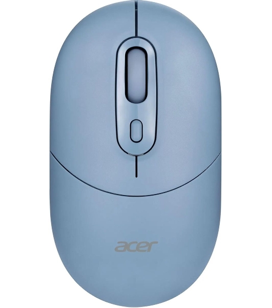 Мышь беспроводная Acer OMR301 синий, 1600 dpi, радиоканал, Bluetooth, USB, кнопки - 4