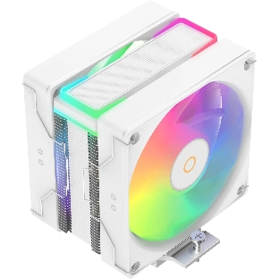 Кулер для процессора Ocypus Delta A40 SE WH Dual Fan ARGB, 2x120mm ARGB FAN, Top ARGB Panel, 4 HEAT PIPES, 4-PIN PWM, 800-1800 RPM, 31DBA, HYDRO BEARING, LGA115X/1200/1700/18XX, AM4/AM5