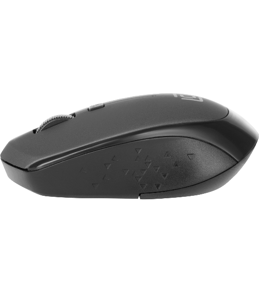 Мышь беспроводная Oklick 488MW серый/черный, 1600 dpi, радиоканал, USB, кнопки - 4
