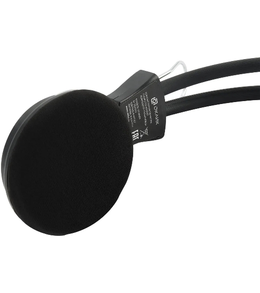 Проводные наушники Oklick HS-M200 черный, накладные, Jack 3.5 мм