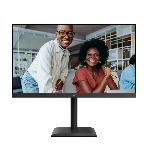 Монитор 27' AOC U27E4CV IPS 3840x2160, 60 Гц, 4 мс, 16:9, 400 кд/м², 2xHDMI 2.0, DP 1.4, DP Out, USB-C (90 Вт), USB Hub (4x USB 3.2), RJ45, 3.5 Jack, динамики (2x2 Вт), HDR Ready, Adaptive-Sync, VESA 100x100, черный, фото 1
