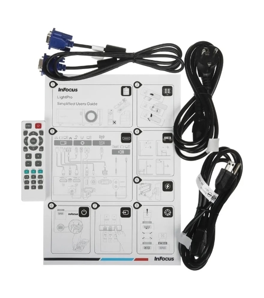 Проектор INFOCUS IN0022SL DLP, 4000 lm, SVGA, 30 000:1, 1.942.16:1, 2xHDMI 1.4, VGA in/out, S-Video, 3.5мм in/out, USB-A, RS-232, лампа 15 000ч.(ECO mode), 10W, 27дБ, 2,6 кг, БЕЛЫЙ