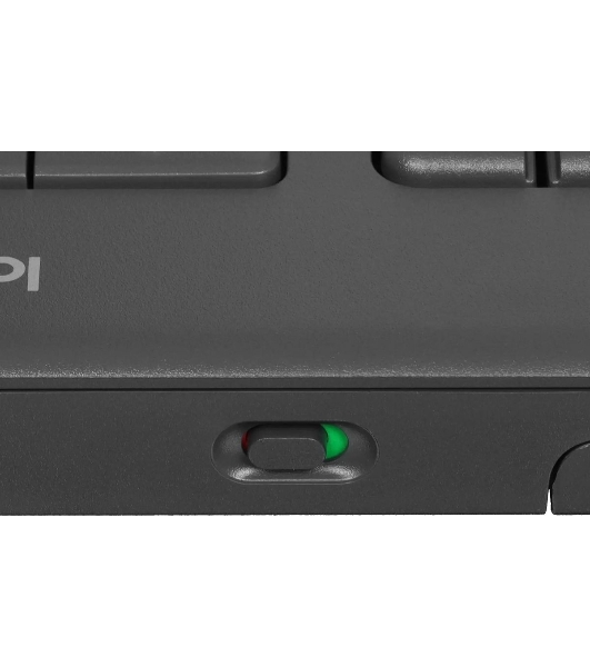 Клавиатура Logitech K400 Wireless Touch Plus беспроводная, радиоканал, чёрный