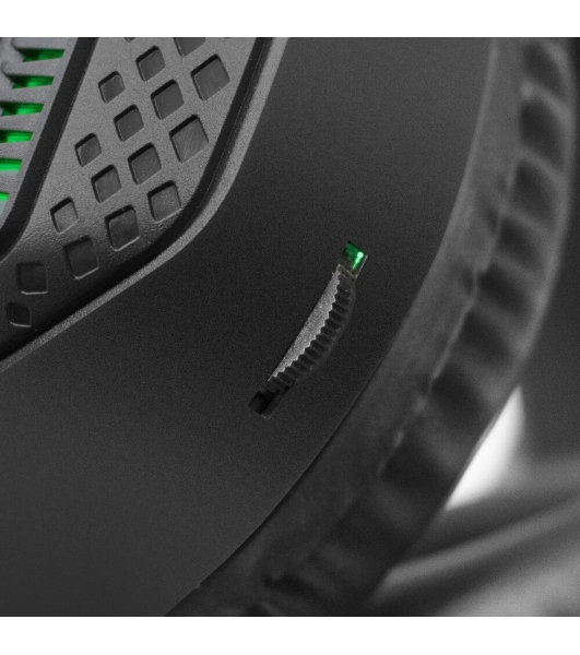 Гарнитура Exegate Cosmos HS-704GL чёрный, проводная, USB, виртуальный звук 7.1, подсветка