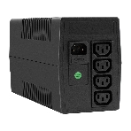 Источник бесперебойного питания ExeGate Smart LB-400.LCD.AVR.4C13 (400VA/240W, LCD, AVR, 4*C13, батарея 12V 4.5Ah, Black), фото6