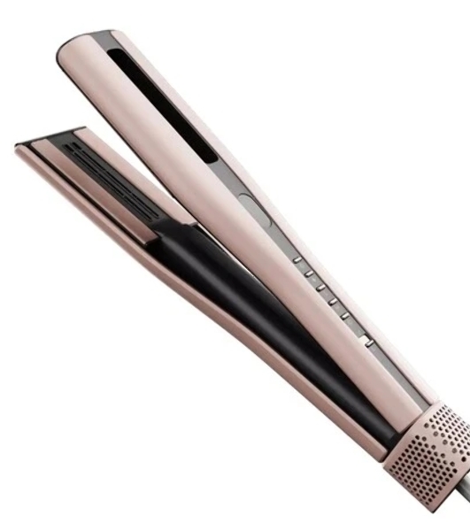 Фен-выпрямитель для волос Haier HHS-605 розовый, 210 °C, 4 режима