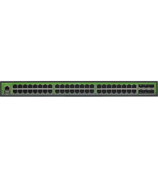 Коммутатор Digma DSW848G-6S+R, 48×1 Гбит/с + 6×10 Гбит/с SFP+, управляемый