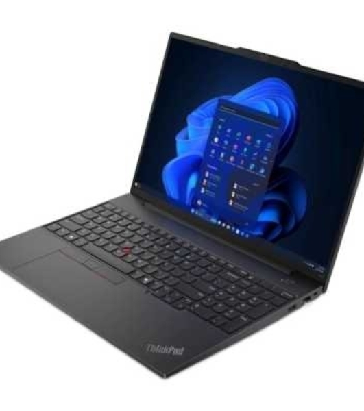 Ноутбук Lenovo ThinkPad E16 G2 16' (1920x1200) IPS, Ryzen 5 7535HS, 16Gb DDR5,512Gb SSD, AMD Radeon, FHD Cam, RTL8852BE,FPR,3 Cell 47Whr, BKLT KB ENG, No OS, 1Y (EN_kbd, 3pin cable)