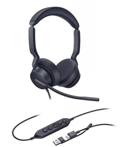 Гарнитура Yealink UH46 Dual UC чёрный, проводная, USB
