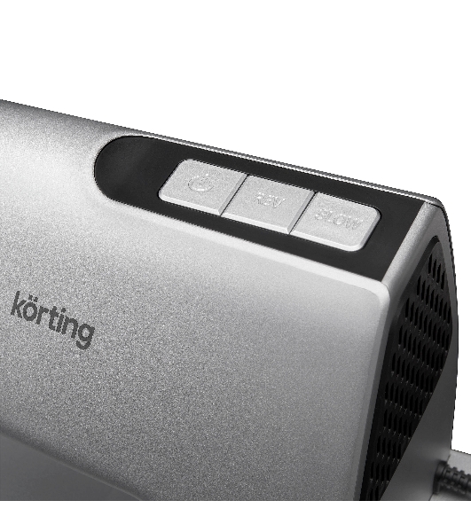 Мясорубка электрическая Korting KMG 0604 X серебристый, 2500 Вт, 3.5 кг/мин, реверс, защита от перегрузки, насадки - 6
