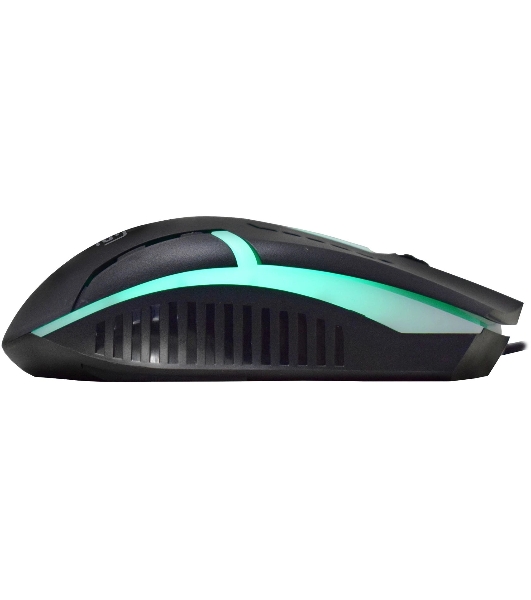Мышь проводная Oklick 398G черный, 2400 dpi, USB, кнопки - 4