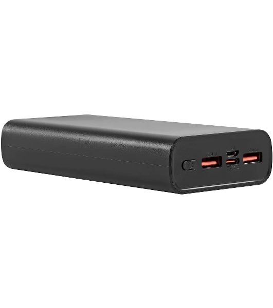 Портативный аккумулятор Digma DGPF20A 20000mAh QC3.0/PD3.0 22.5W 3A 2xUSB-A/USB-C черный