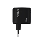 Сетевое зарядное устройство Maxvi SFC-330GN Type-C\USB 30W PD QC3.0 черный, фото2