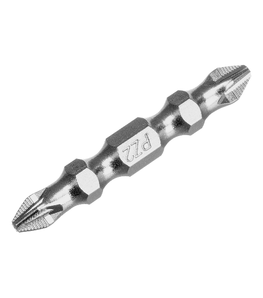 Бита двухстор. Gross PH2-PZ2х45мм, сталь S2, 10шт.
