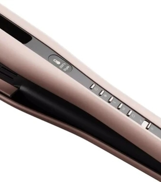 Фен-выпрямитель для волос Haier HHS-605 розовый, 210 °C, 4 режима