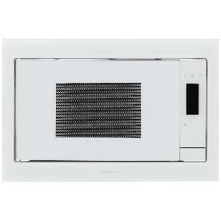 Встраиваемая микроволновая печь Krona ESSEN 60 WH DOTS белый, 31 л, 1000 Вт, переключатели - сенсор