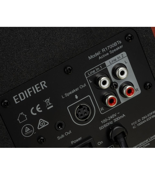 Акустическая система Edifier R1700BTs 2.0 коричневый 66Вт BT