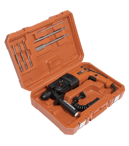 Перфоратор Daewoo DAH 820, SDS-plus, 820 Вт, 3 Дж, от сети