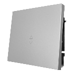 Выключатель проходной 1-кл. СП ZIMA IP20 10А безвинт. зажим серый матовый LEZARD 704-7488-105QC, фото2