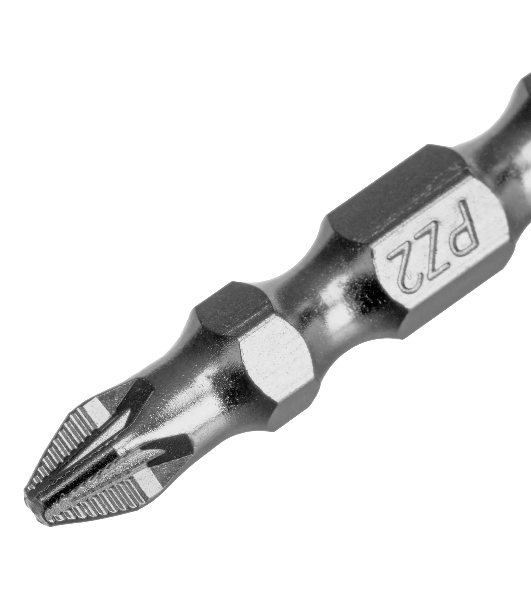 Бита двухстор. Gross PH2-PZ2х45мм, сталь S2, 10шт.