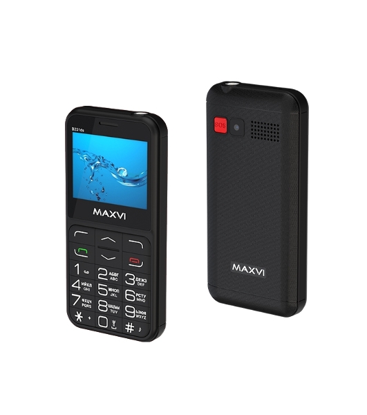 Мобильный телефон Maxvi B231ds черный