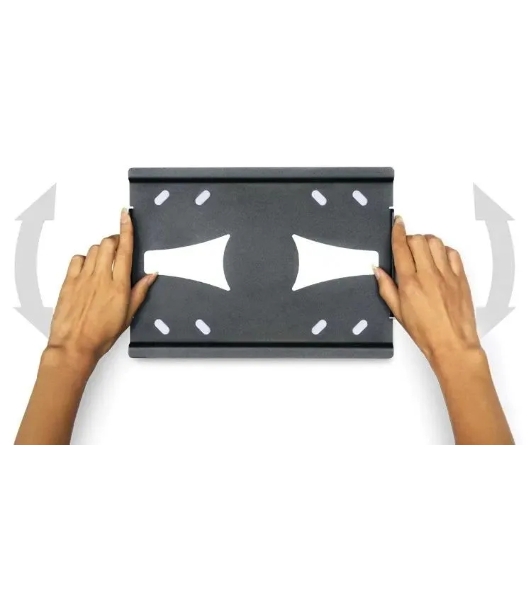 Кронштейн для телевизора Holder LCDS-5010 черный металлик, настенный, наклон