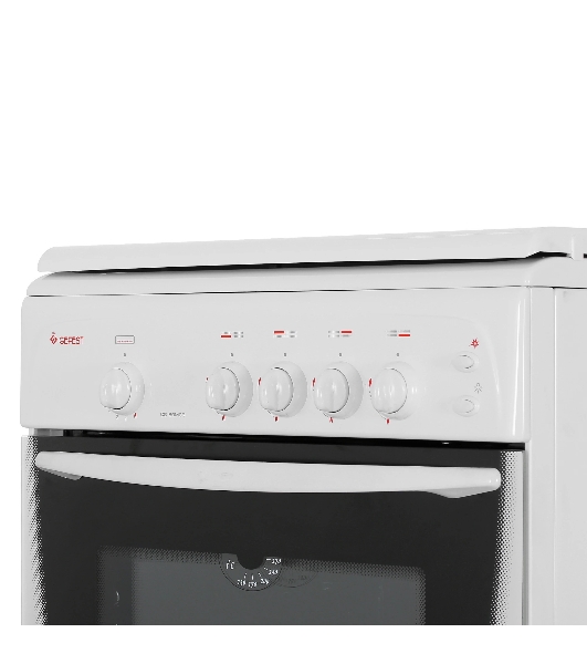 Плита газовая Gefest CG 60М C6 К73 белый, конфорок 4 шт, духовка 63 л, 60 см x 85 см x 60 см