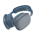 Беспроводные/проводные наушники QUMO Emotion BT 0092 синий, накладные, Bluetooth + проводной, до 10 ч, фото3