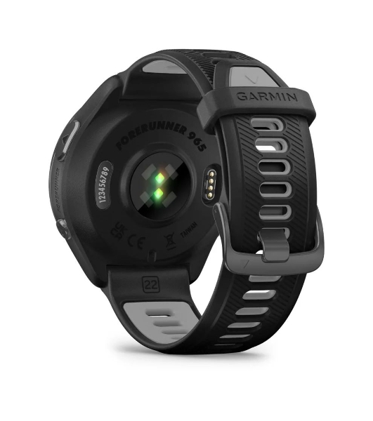 Умные часы Garmin Forerunner 965, 1.4' AMOLED, Wi-Fi, Bluetooth, NFC, GPS, 50м, черный / серый