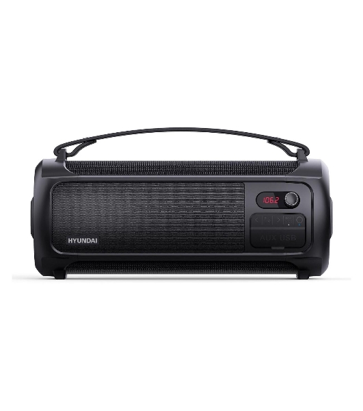 Колонка портативная Hyundai H-PS1025 черный 40W 2.0 BT 10м 3000mAh
