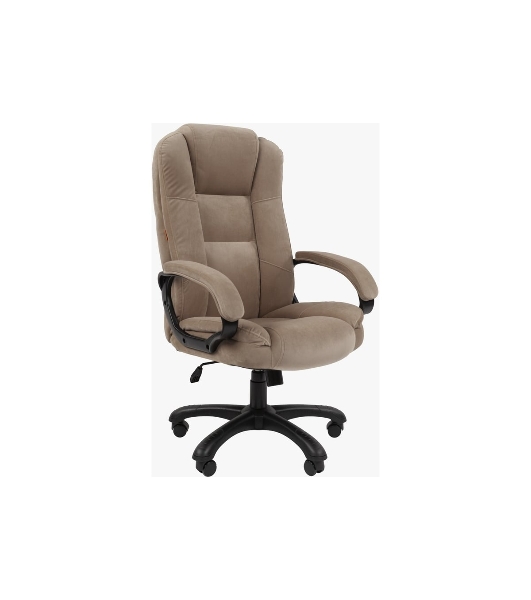 Кресло Chairman Home 600 бежевый, ткань, 120 кг