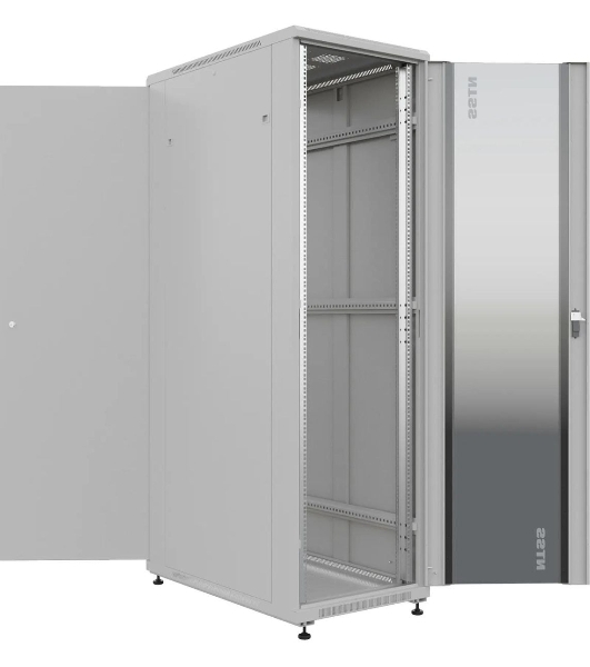 Шкаф серверный NTSS Премиум (NTSS-R22U60100GS) напольный 22U 600x1000мм пер.дв.стекл металл 900кг серый IP20 сталь
