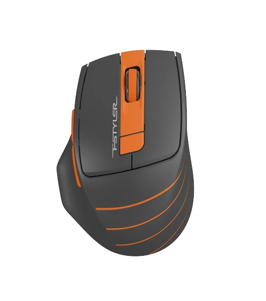 Мышь беспроводная A4Tech Fstyler FG30S серый/оранжевый, 2000 dpi, радиоканал, USB, кнопки - 6