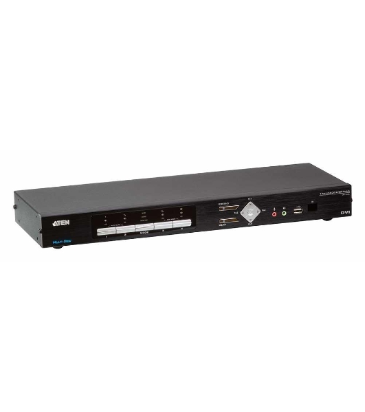 Переключатель KVM 4 портовый ATEN 4-Port USB DVI Multi-View KVMP Switch
