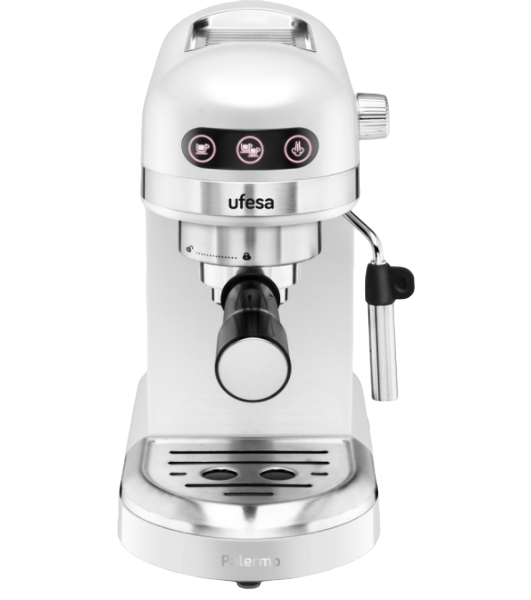 Кофеварка рожковая Ufesa PALERMO WHITE белый, исп. кофе - молотый, 1.5 л, 1350 Вт, 20 бар