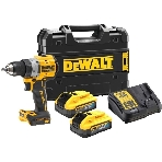 Дрель-шуруповерт DeWalt DCD800H2T-QW, Аккумуляторная, 18В, 2 АКБ, Ударная, Кейс, фото2