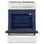 Плита комбинированная Maunfeld MGC60ECW04 белый, газовых конфорок 4 шт, духовка электрическая 65 л, 60 см x 88 см x 65 см, фото9