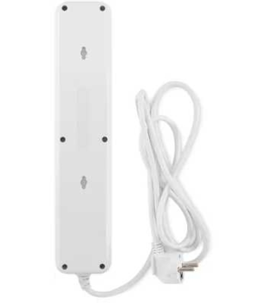 Сетевой фильтр Buro 500UNH-3-WG 3м, 5 розеток, белый/серый, коробка