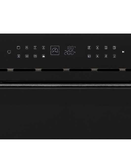 Встраиваемая микроволновая печь Krona ONYX 45H mw BL/BL черный, 38 л, 1000 Вт, переключатели - сенсор