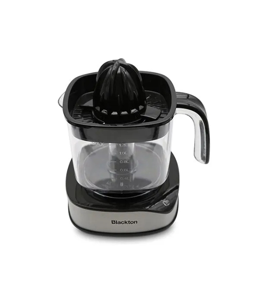Соковыжималка Blackton Bt J1113 черный/стальной, цитрусовая, 40 Вт, 1200 мл, механическое