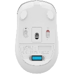 Мышь беспроводная A4Tech Fstyler FB26CS Air2 серебристый/белый, 2000 dpi, радиоканал, Bluetooth, USB, кнопки - 4, фото2