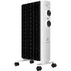 Обогреватель масляный Royal Clima Laggio Nero ROR-LN7-1500M, с терморегулятором, 1500Вт, 6 секций, 3 режима, белый/серый, фото6