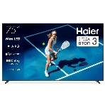 Телевизор Haier 75' DH1ZX8E00RU M7 черный MiniLED 4K UHD 144Hz Smart TV Android 4GB/64GB, фото 1