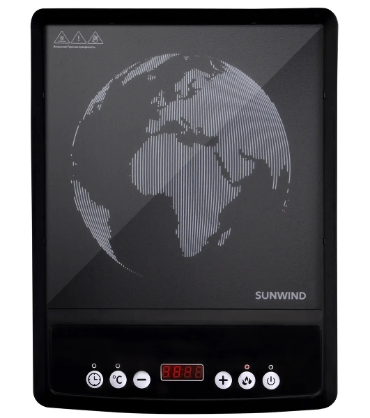 Плита настольная индукционная SunWind SCI-0501 черный стеклокерамика (настольная)