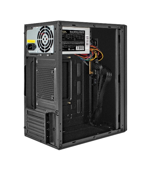 Компьютерный корпус Minitower ExeGate BAA-303U (mATX, без БП, 2хUSB+1хUSB 3.0, HD Audio, черный)