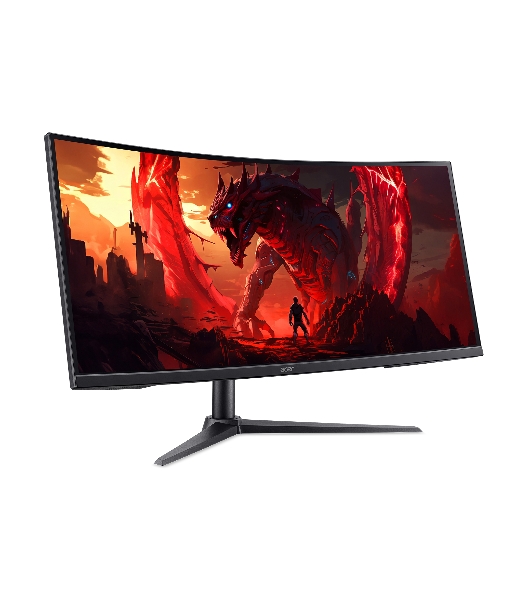 Монитор 34' Acer XZ340CURW0bmiiphx VA 3440x1440, 240 Гц, 1 мс, 21:9, 250 кд/м², HDMI 2.0, DP 1.4, 3.5 Jack, FreeSync, HDR10, изогнутый экран (1500R), черный