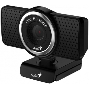 Веб-камера Genius eCam 8000 1920x1080, 30 кадр/с, USB Type-A, микрофон (шумоподавление), универсальное крепление