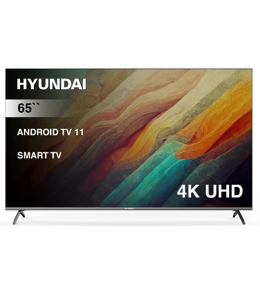 Телевизор Hyundai 65' H-LED65BU7006 черный LED UHD 60Hz Smart TV