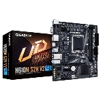 Материнская плата Gigabyte H610M S2H V2, LGA 1700, Intel H610, 2xDDR5, 4xSATA, 1xM.2, 1xPCIe 4.0 x16, 1xPCIe x1, 1xHDMI, 2xDP, 1xD-Sub, 1x 1Gb LAN, 2xUSB-A 3.2 Gen 1, 4xUSB-A 2.0, 3x 3.5 мм, 7.1, mATX, фото 1